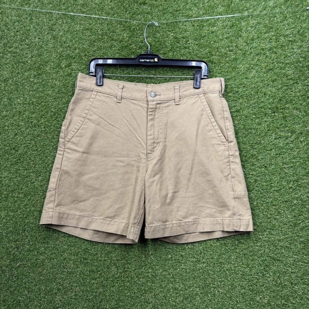 Patagonia Shorts Mens 32 Beige Stand Up Organic Cotton Canvas Casual 57228